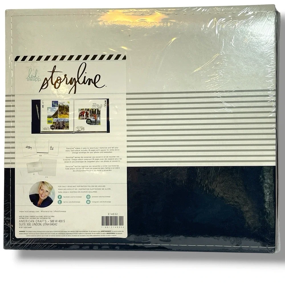 Heidi Swapp Storyline2 Post Bound Scrapbook Album 12